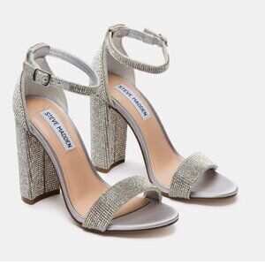 Carrsonrr Silver Multi Steve Madden heels